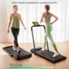 UREVO Folding Standing Desk Treadmill