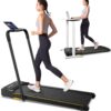 UREVO Folding Standing Desk Treadmill