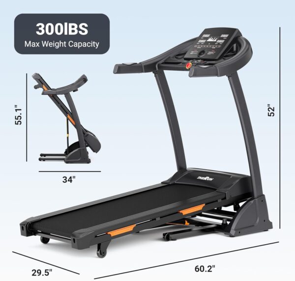 THERUN Incline Treadmill